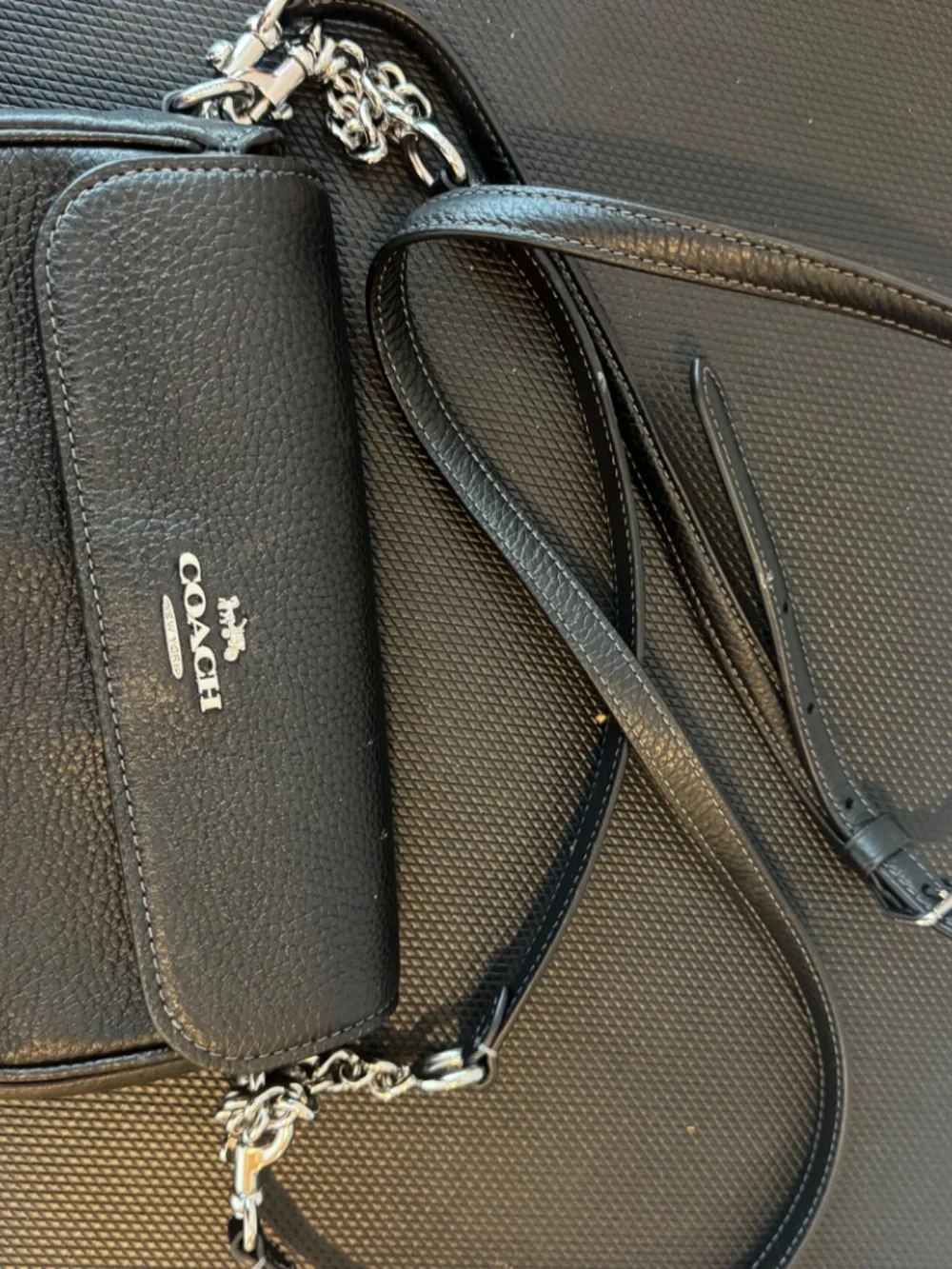 Black coach purse
